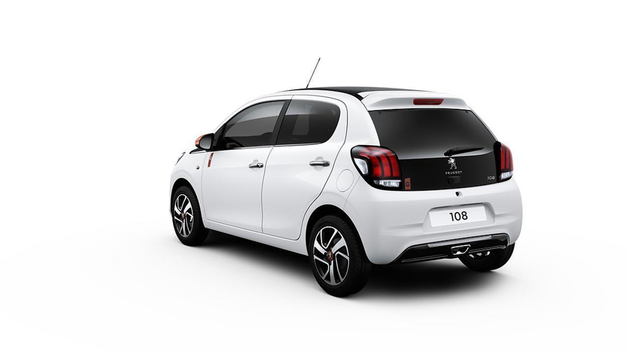 Peugeot 108 - Heckansicht - bei Automagazin Plus